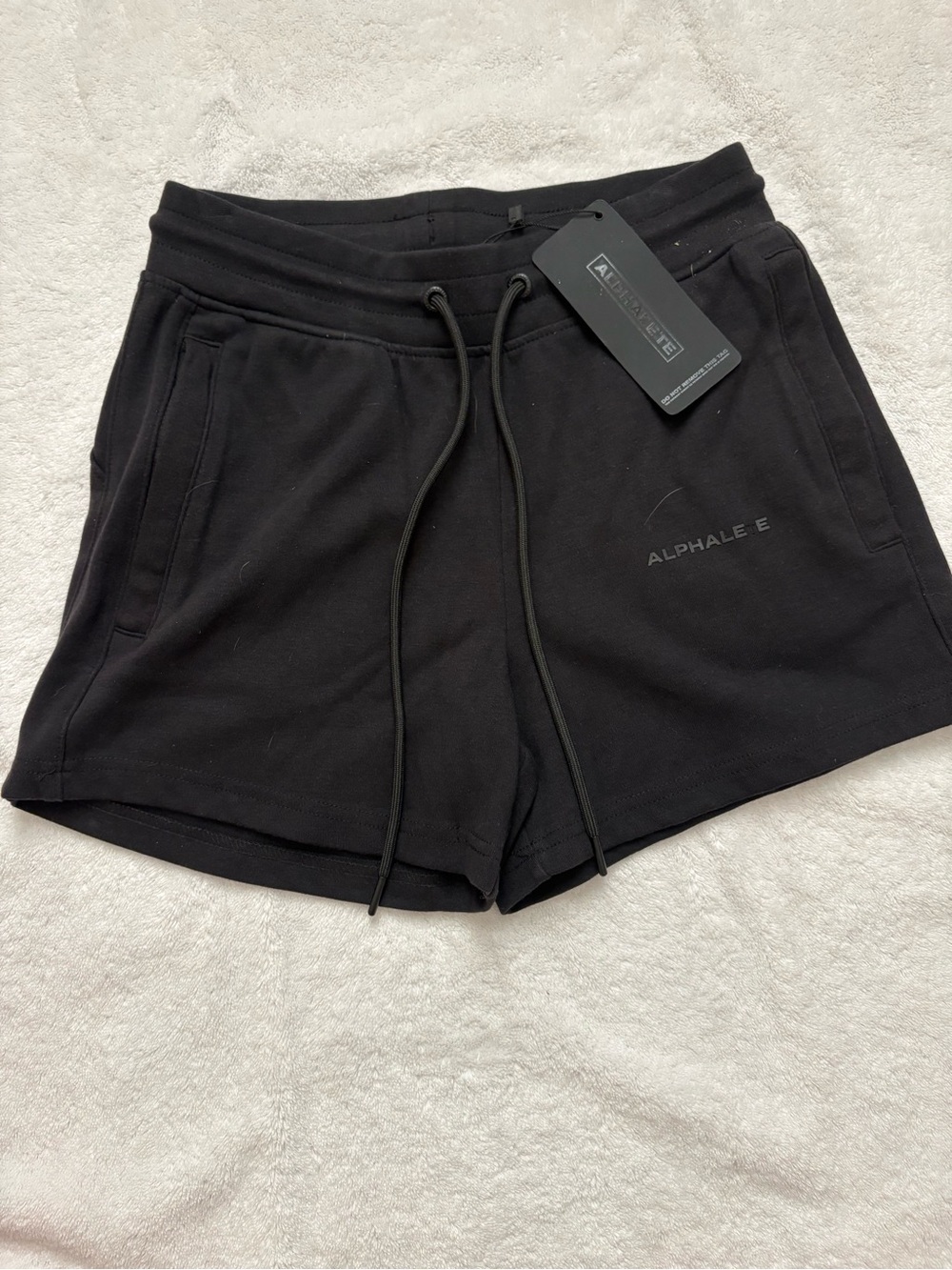 Alphalete Black Women's Drawstring Athletic Shorts